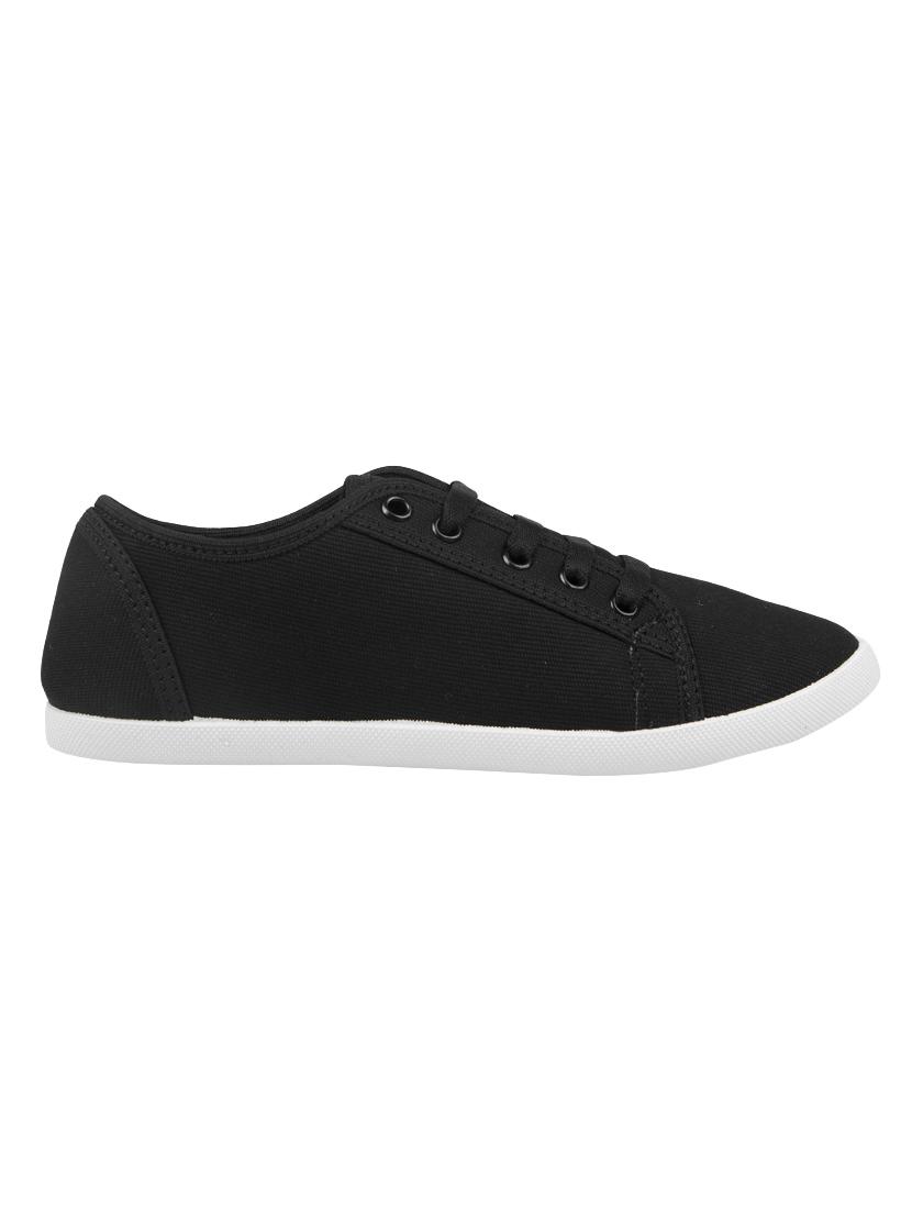 black lace-up sneakers - 16110515 - Zoom Image - 2