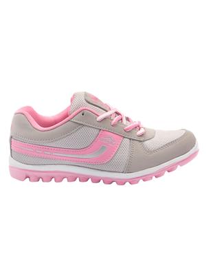 pink lace-up sports shoes - 16110533 - Standard Image - 2