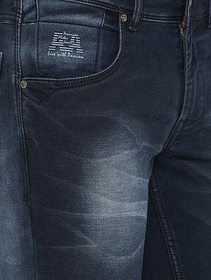 blue heavy washed jeans - 16110801 - Standard Image - 5