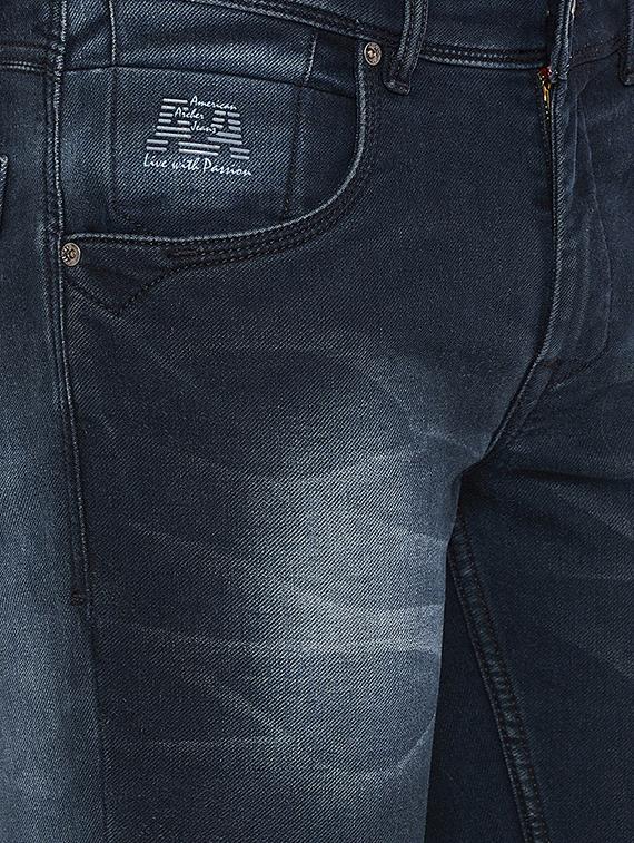 blue heavy washed jeans - 16110801 - Zoom Image - 5