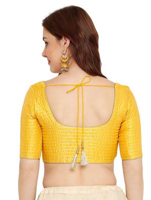 solid self design blouse - 16110852 - Standard Image - 2