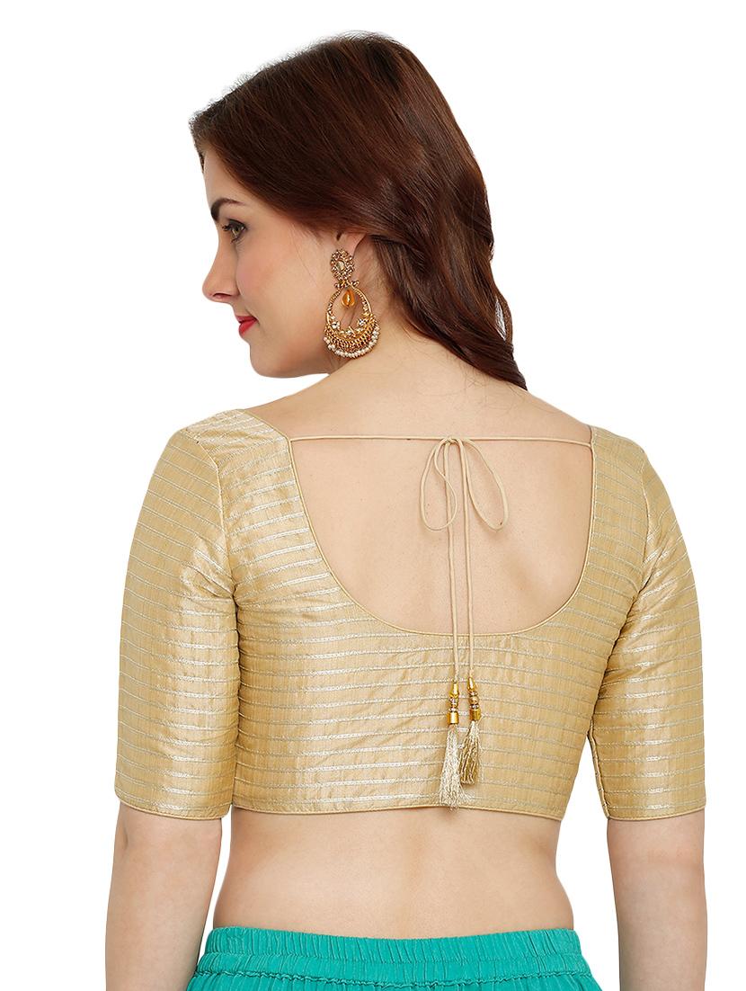 solid self design blouse - 16110861 - Zoom Image - 2
