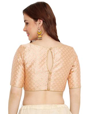 solid self design blouse - 16110866 - Standard Image - 2