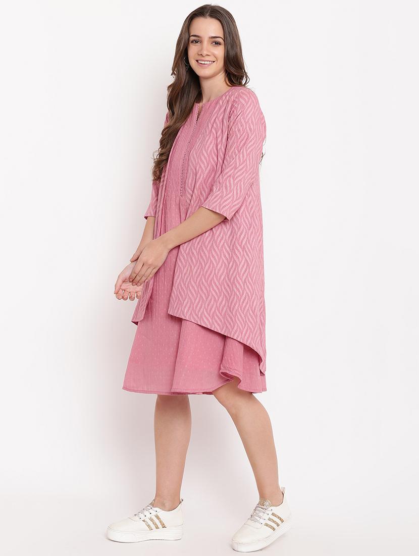 pocket detail a-line dress with jacket - 16111366 - Zoom Image - 2