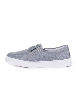 grey slip on casual shoes - 16111599 - Standard Image - 2
