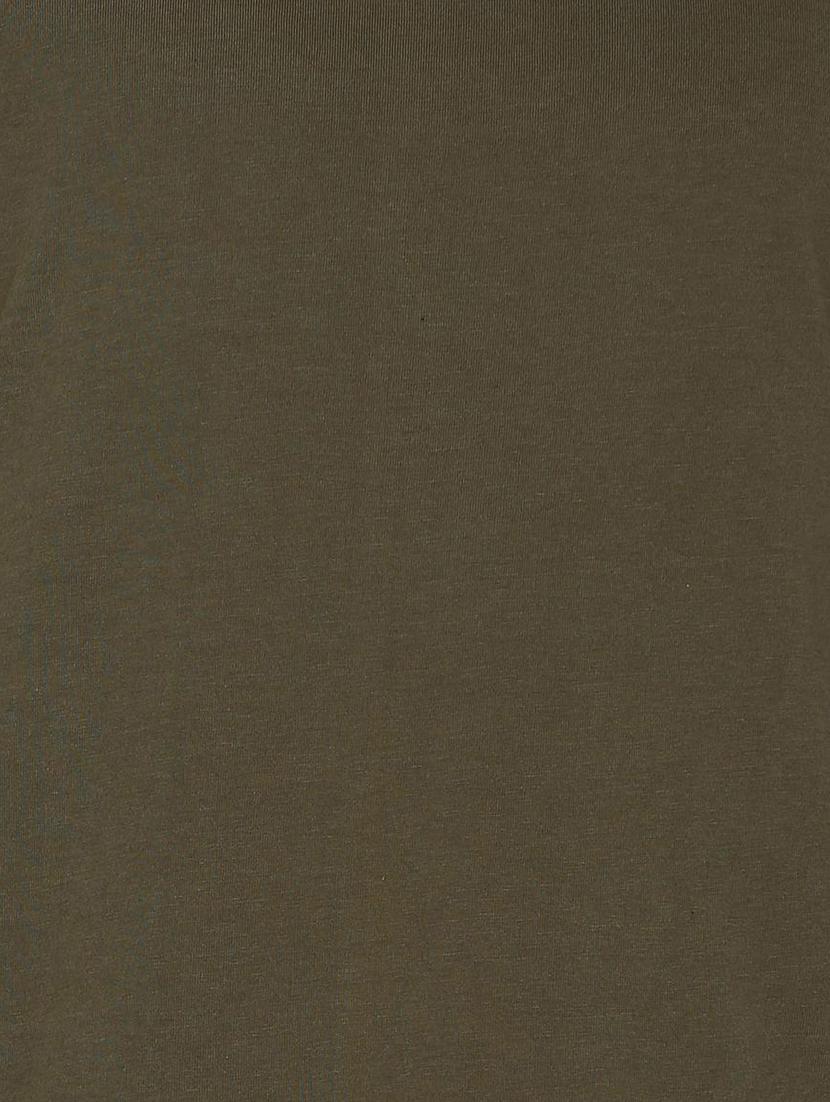 olive cotton blend vest - 16112236 - Zoom Image - 5