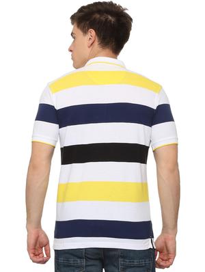 multi colored striped polo t-shirt - 16112303 - Standard Image - 2
