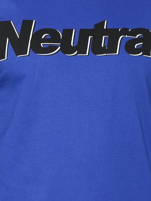 blue typographic chest print t-shirt - 16112317 - Standard Image - 5