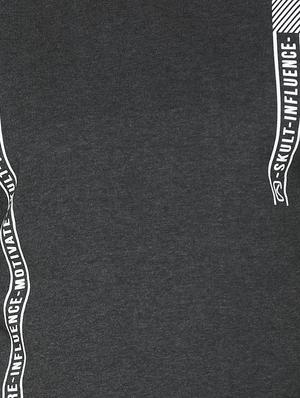 grey typographic front print t-shirt - 16112345 - Standard Image - 5