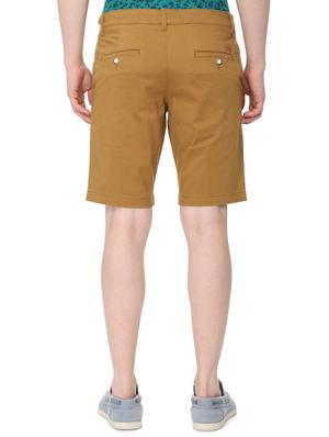 brown solid bermuda - 16112396 - Standard Image - 2
