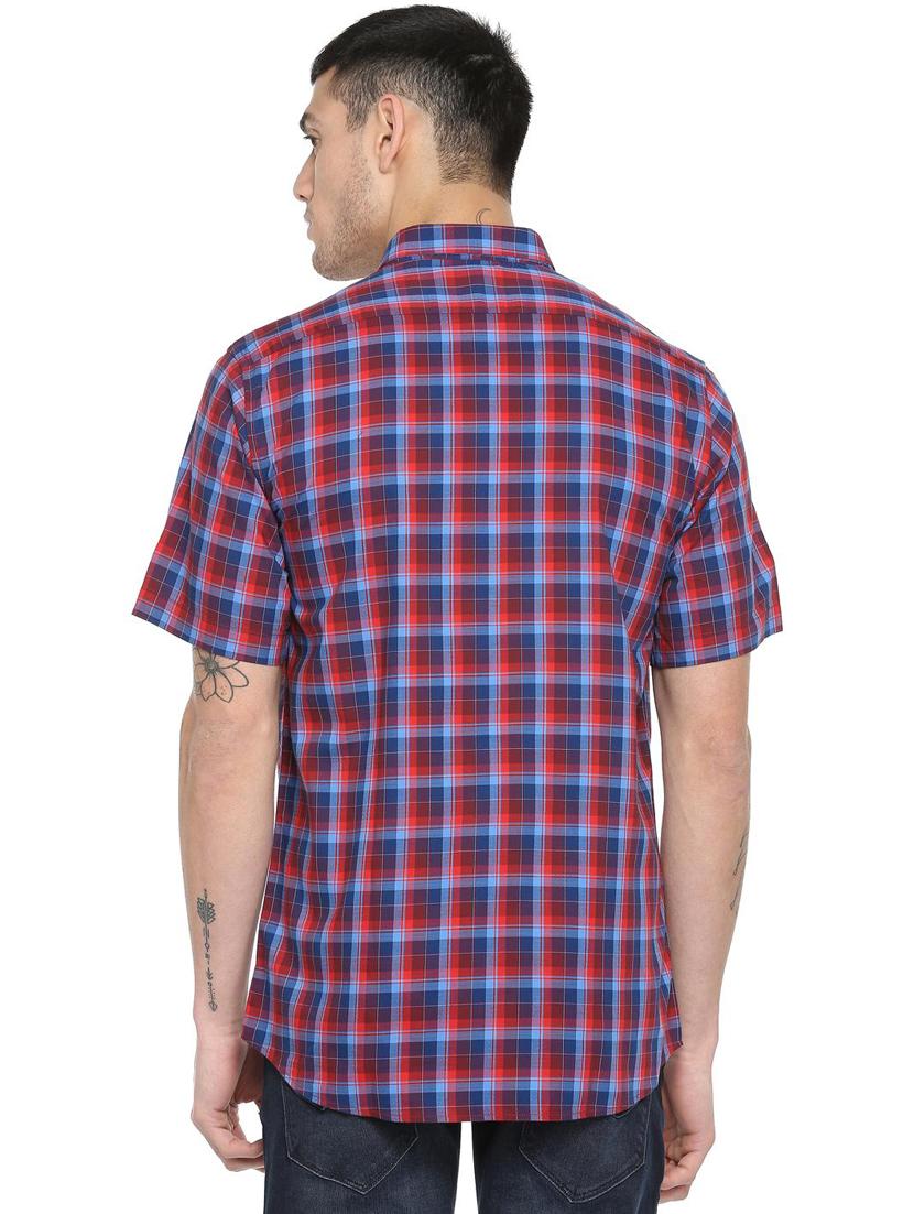 red checkered casual shirt - 16113610 - Zoom Image - 2
