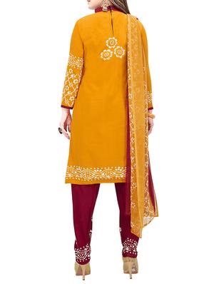 batik printed unstitched salwar suit - 16113882 - Standard Image - 2