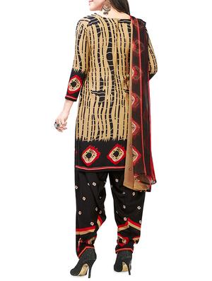 shibori printed unstitched patiyala suit - 16113890 - Standard Image - 2