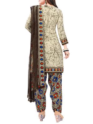 batik printed unstitched patiyala suit - 16113894 - Standard Image - 2