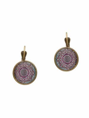 multi colored zinc studs earring - 16114176 - Standard Image - 2