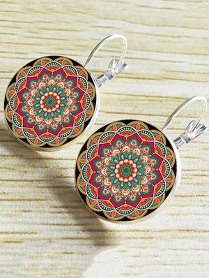 multi colored zinc studs earring - 16114201 - Standard Image - 2