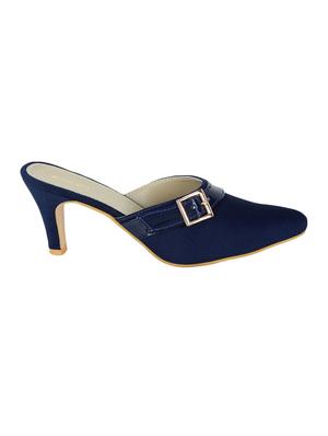 blue slip on mules - 16114590 - Standard Image - 2