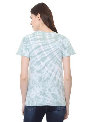 crew neck tied and dyed tee - 16114663 - Standard Image - 2