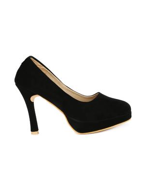 black slip on pumps - 16119691 - Standard Image - 2