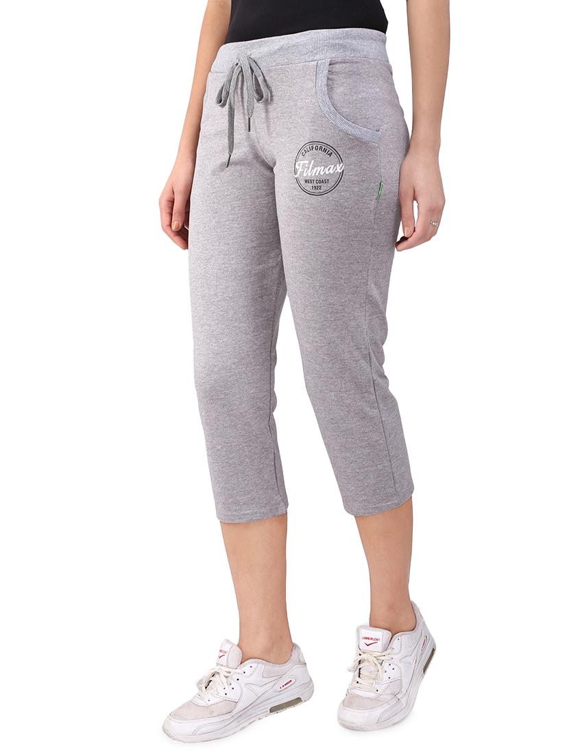 graphic print drawstring sports capri - 16120268 - Zoom Image - 2