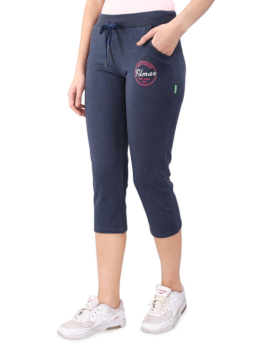 graphic print drawstring sports capri - 16120269 - Zoom Image - 2