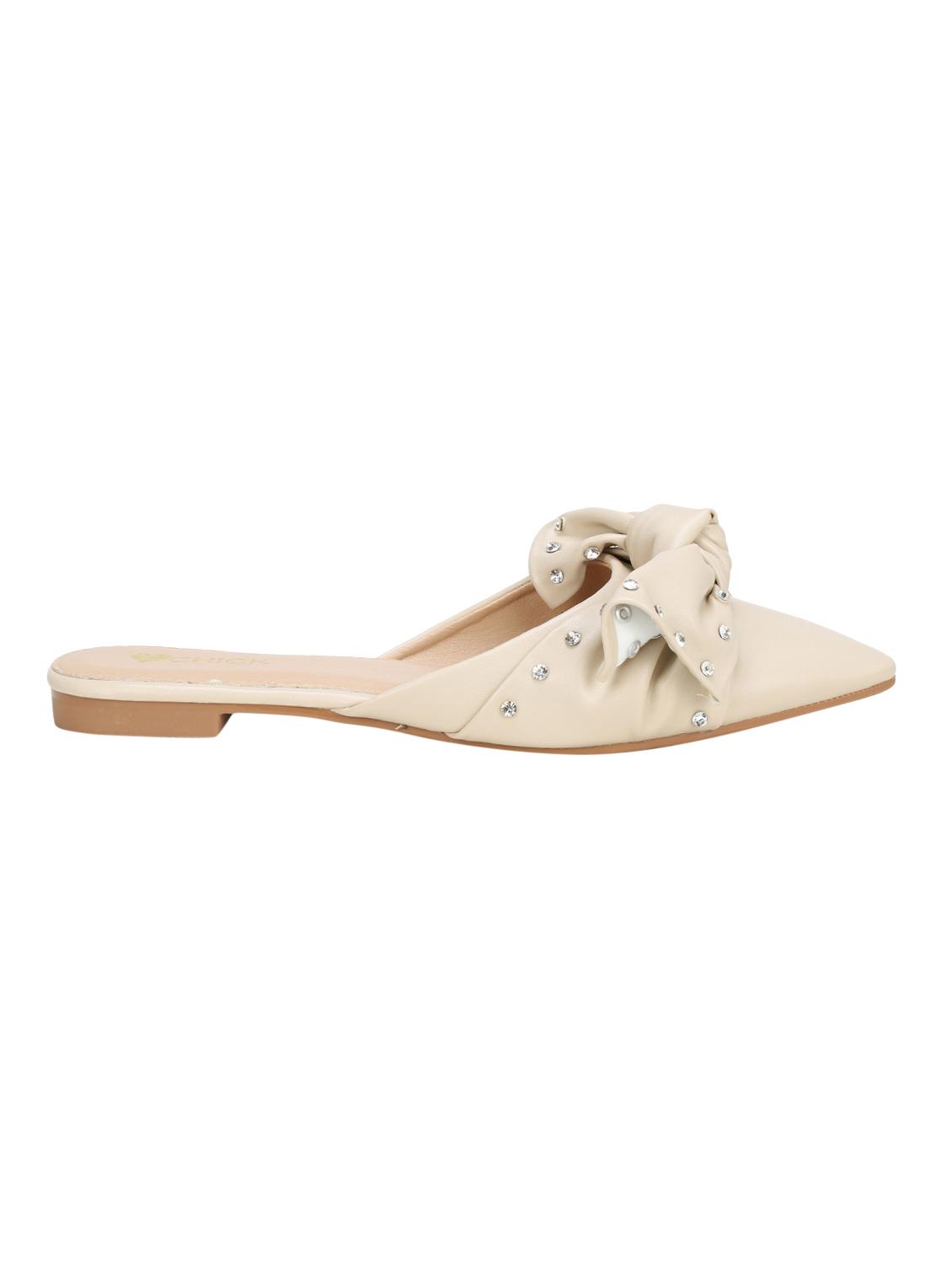 beige slip on mules - 16120494 - Zoom Image - 2