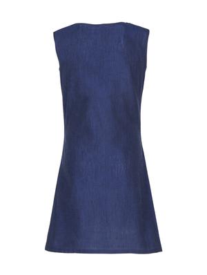 blue denim frock - 16120583 - Standard Image - 2