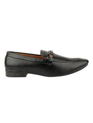 black leatherette slip ons - 16120589 - Standard Image - 2