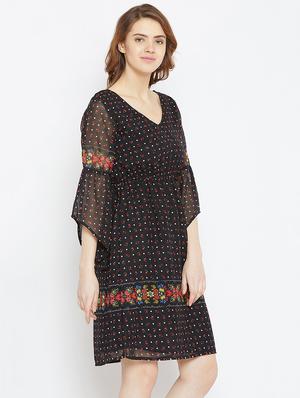 ditsy floral a-line dress - 16121161 - Standard Image - 2