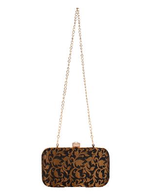 black metal box clutch - 16128899 - Standard Image - 5