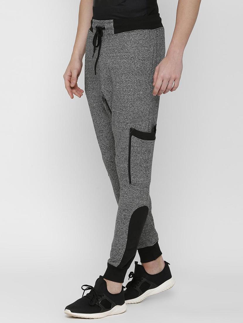 grey cotton joggers - 16129010 - Zoom Image - 2