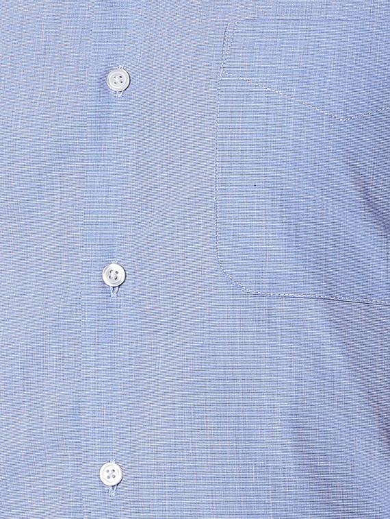 blue solid formal shirt - 16129089 - Zoom Image - 5