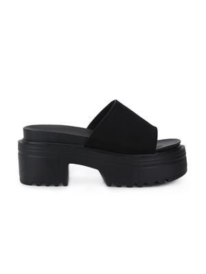 black platforms sandals - 16129361 - Standard Image - 2