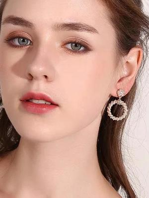 white drop earring - 16129430 - Standard Image - 5