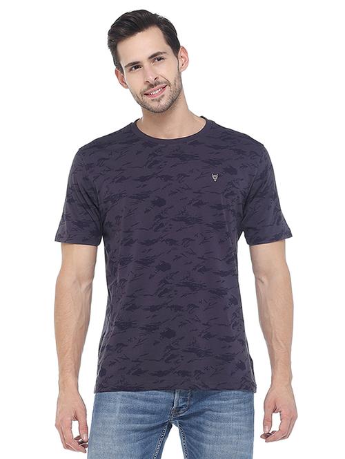 purple all over print t-shirt - 16130202 - Standard Image - 1