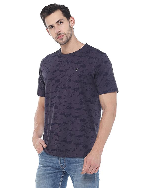 purple all over print t-shirt - 16130202 - Zoom Image - 2