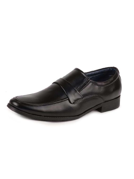 black pu slip on ons - 16131027 - Zoom Image - 2