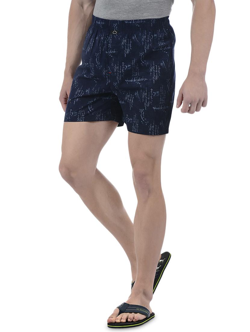 dark blue printed boxer - 16133866 - Zoom Image - 2