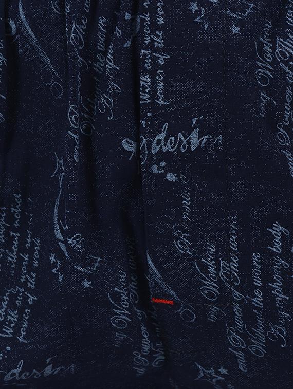 dark blue printed boxer - 16133866 - Zoom Image - 5