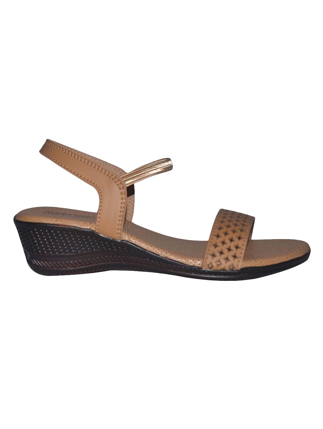 brown back strap wedges - 16134172 - Zoom Image - 2