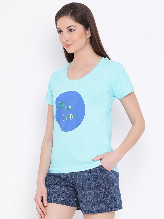 graphic print nightwear set - 16134330 - Zoom Image - 2