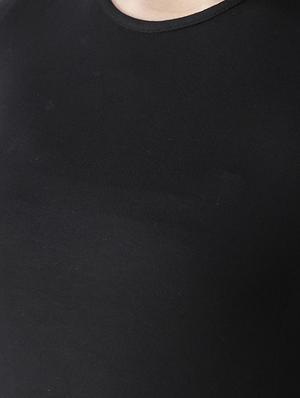 round neck solid shift dress - 16134470 - Standard Image - 5