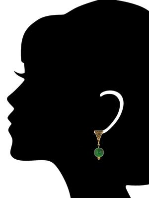 green brass long necklace - 16134495 - Standard Image - 5