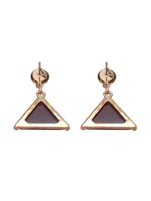 blue metal studs earring - 16134568 - Standard Image - 2