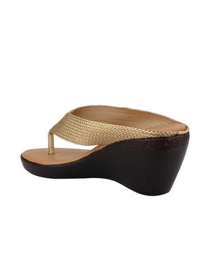 gold toe separator sandals - 16134787 - Standard Image - 2