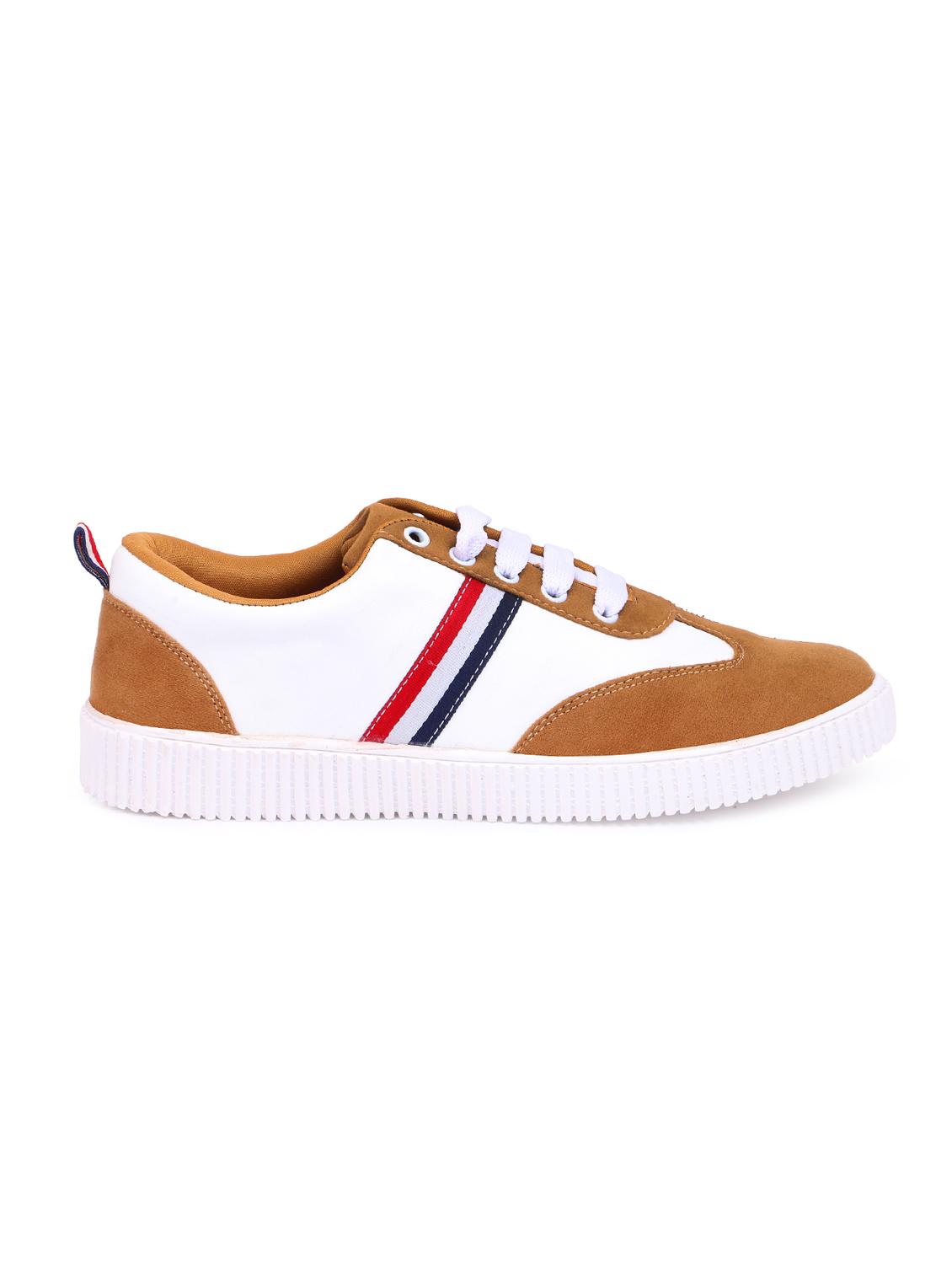 brown suede lace up sneakers - 16134935 - Zoom Image - 2