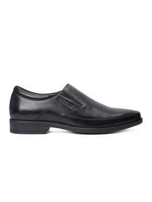 black leather slipons - 16135068 - Standard Image - 2