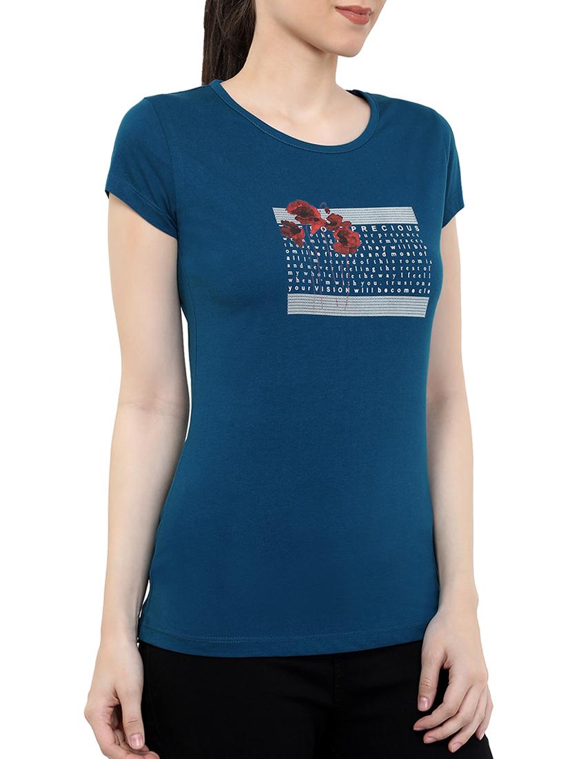 short sleeved graphic print tee - 16135608 - Zoom Image - 2
