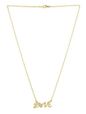 gold metal long necklace - 16136752 - Standard Image - 2