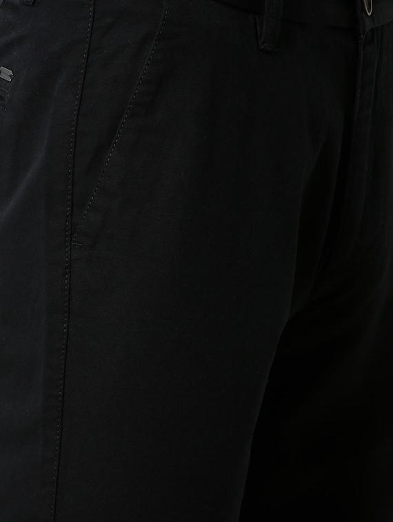 black solid chinos - 16137409 - Zoom Image - 5